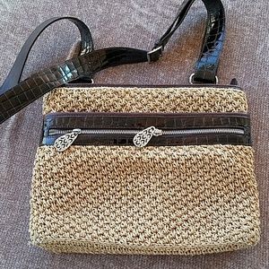 Brighton straw purse